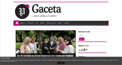 Desktop Screenshot of gacetadecastillayleon.com
